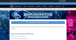 Desktop Screenshot of bloomingtonlacrosse.com